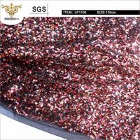 MIX-TOP-LP1106彩色亮片绣面料，厂家直销