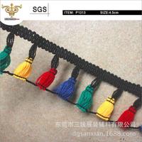 SUNSHINE-P1313新品5色机织吊穗，流苏吊穗，厂家直销